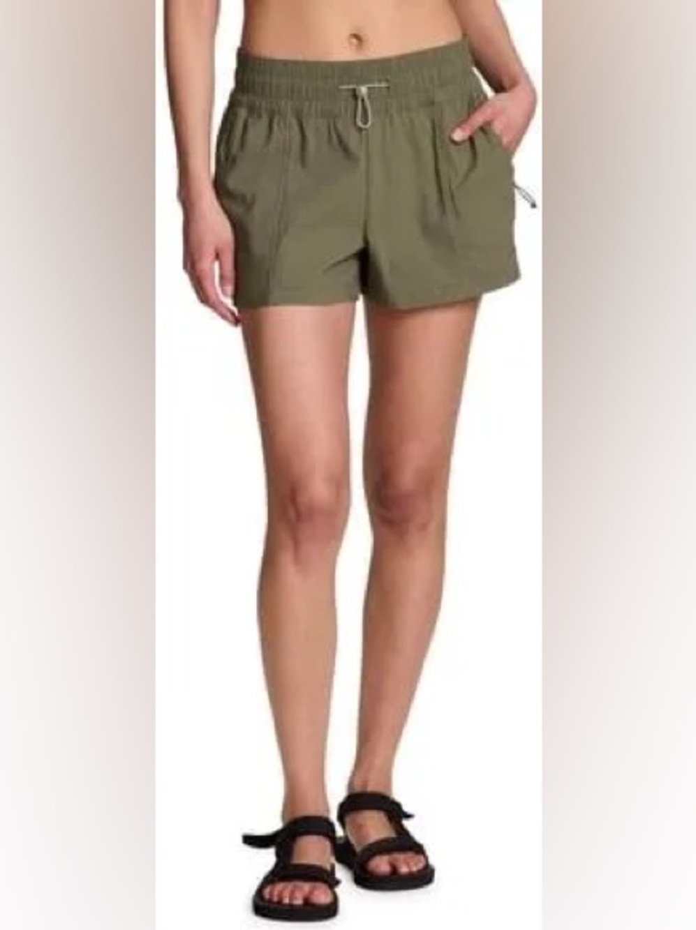 Avalanche Olive Green Women’s Athletic Shorts